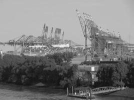 Hamburg and the river elbe photo