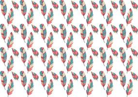 Multicolor Feathers pattern vector
