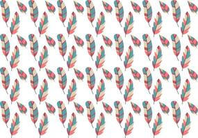 Multicolor Feathers pattern vector