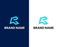 letter r and m modern logo design template vector