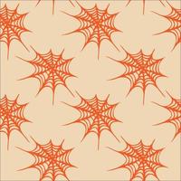 Spider web seamless pattern vector
