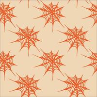 Spider web seamless pattern vector