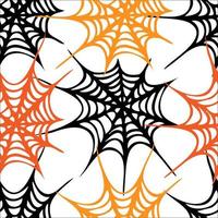 Spider web seamless pattern vector
