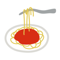 Spaghetti ketchup cartoon PNG file