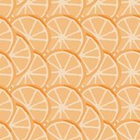 Summer seamless pattern with sliced and lemons vector