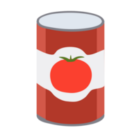 archivo png de tomates enlatados rojos