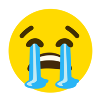 archivo png de emoji muy triste