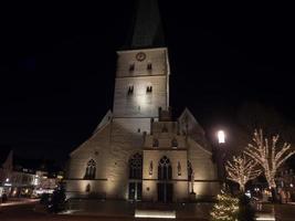 Borken city at christmas time photo