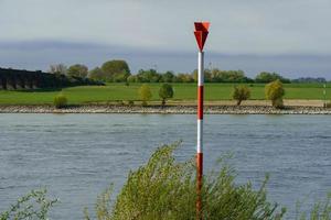 the river rhine near wesel photo