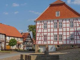 small village in the mountains of hessen photo