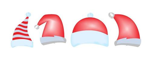 CHRISTMAS CAP ILLUSTRATION vector