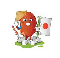 kidney mascot vector