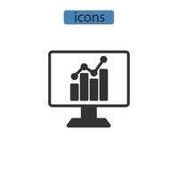 business analytics icons  symbol vector elements for infographic web