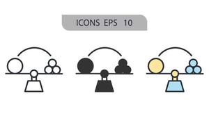 meta-learning icons  symbol vector elements for infographic web