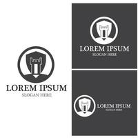 Fortress icon and symbol vector template