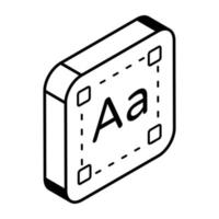 An app designing line icon download vector