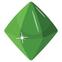 A captivating icon of jewel in flat style vector