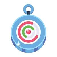 A yo yo ball flat icon design vector