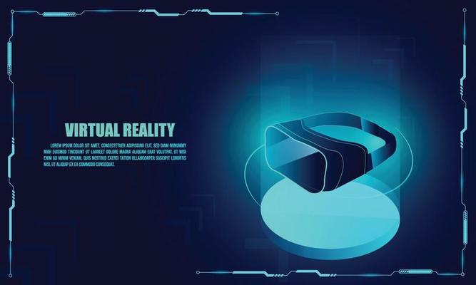 abstract glass on wave technology background with blue light smooth and flow. Metaverse.