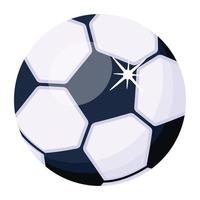 una descarga de icono plano de fútbol vector