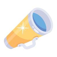 An icon of director flat design vector