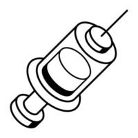 An isometric icon design of injection vector