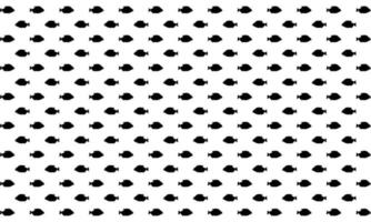 Piranha Fish Motif Pattern. Decoration for Fashion, Interior, Exterior, Carpet, Textile, Garment, Cloth, Silk, Tile, Plastic, Paper, Wrapping, Wallpaper, Pillow, Sofa, and Background. Vector