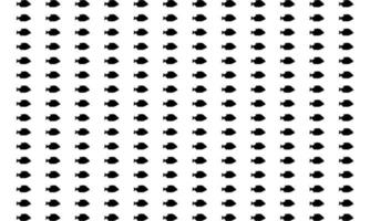 Piranha Fish Motif Pattern. Decoration for Fashion, Interior, Exterior, Carpet, Textile, Garment, Cloth, Silk, Tile, Plastic, Paper, Wrapping, Wallpaper, Pillow, Sofa, and Background. Vector