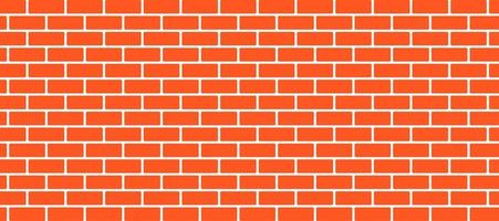 Seamless pattern of the abstract red brick wall vector