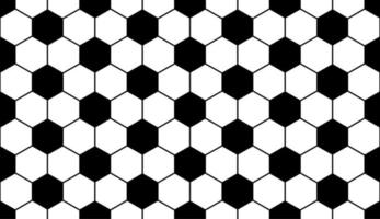 black white hexagon seamless pattern soccer.football pattern vector