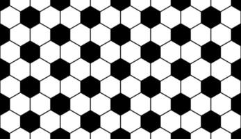 black white hexagon seamless pattern soccer.football pattern vector