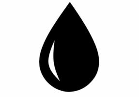 iconos de gotas aislados en un fondo blanco.gota, agua, líquido, agua, sangre, icono de aceite vector