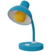 lámpara de mesa ilustración 3d png