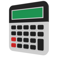 calculadora 3d ilustração png