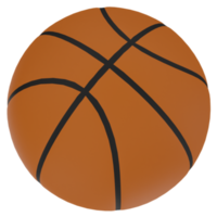 ilustración 3d de baloncesto png