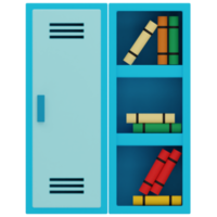 Lockers 3D Illustration png