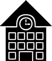 flat symbol town house vector