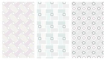 Squares and lines. Geometric patterns background. vector