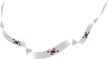 koreaanse vlag lint onafhankelijkheidsdag ornament png