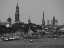 Hamburg and the river elbe photo