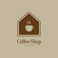 Coffee House. coffee shop logo symbol or icon template design vector