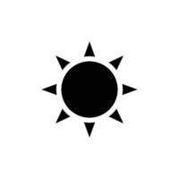 Sun vector icon