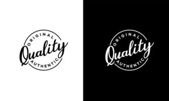 quality emblem label logo design template vector