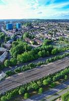 Most Beautiful Aerial Panoramic footage and High Angle View of England Great Britain, photo