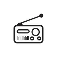 Radio Icon EPS 10 vector