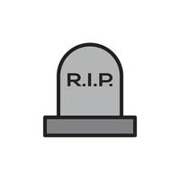 Tombstone Icon EPS 10 vector