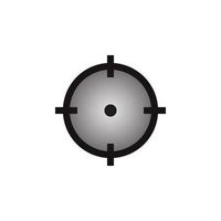 Target Scope Icon EPS 10 vector