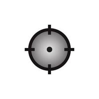 Target Scope Icon EPS 10 vector