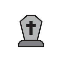 Tombstone Icon EPS 10 vector