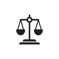 Balance Scales Icon EPS 10 vector